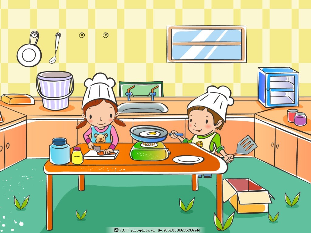 廚房插畫(huà) 方寸之間的溫馨與煙火